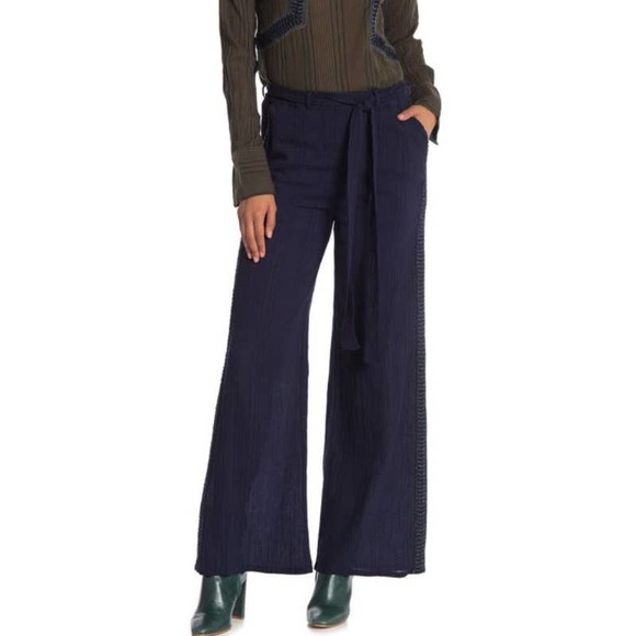 Let Me Be Midnight Madness Embellished Trousers - Picture 1 of 10